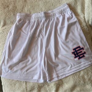 Eric Emanuel shorts white with puple NIP size x-large